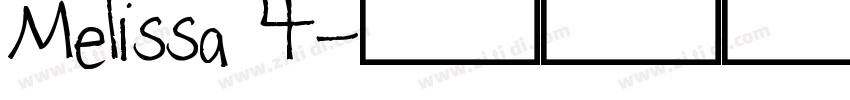 Melissa 4字体转换
